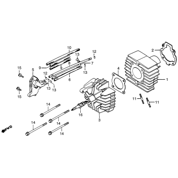 CYLINDER + CYLINDER HEAD