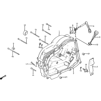 RIGHT CRANKCASE COVER