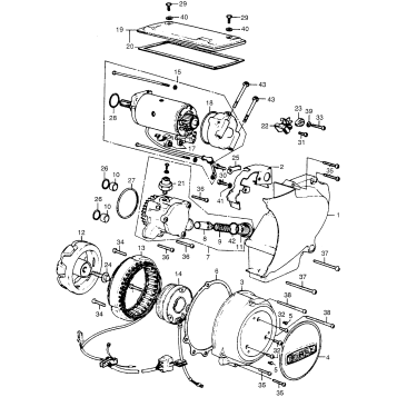 ALTERNATOR + OIL PUMP