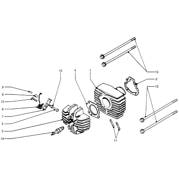 CYLINDER + CYLINDER HEAD