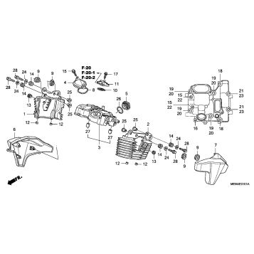 REAR CYLINDER HEAD COVER