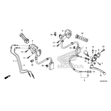 HANDLE LEVER@SWITCH@CABLE