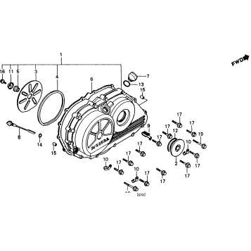 RIGHT CRANKCASE COVER
