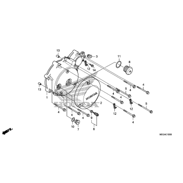 LEFT CRANKCASE COVER