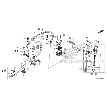 REAR BRAKE MASTER        CYLINDER