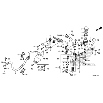 REAR BRAKE MASTER        CYLINDER (2)