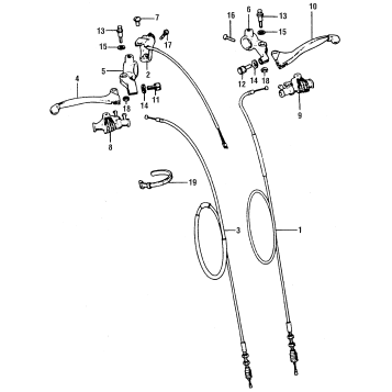 STOP SWITCH + HANDLE LEVER