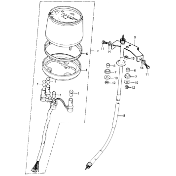 CL100S SPEEDOMETER K3