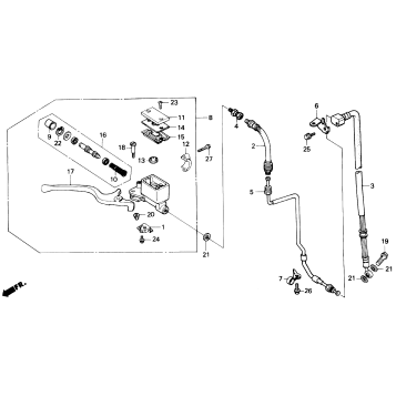 FRONT BRAKE MASTER CYLINDER