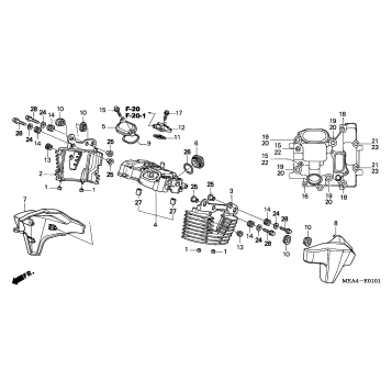 CYLINDER HEAD COVER (RR.)