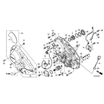 RIGHT CRANKCASE COVER (2)