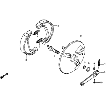 FRONT BRAKE PANEL 81