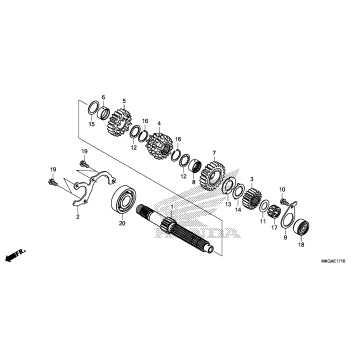 TRANSMISSION (MAINSHAFT)