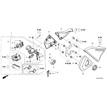 SIDE COVER@COMBINATION   SWITCH
