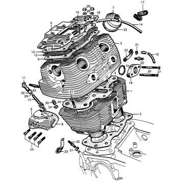 CYLINDER + CYLINDER HEAD