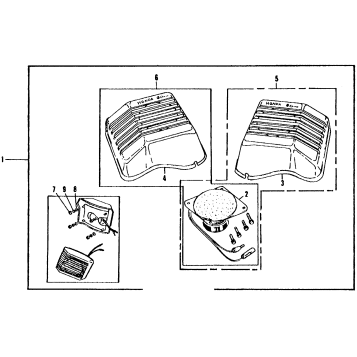SPEAKER SET (TYPE I & II AUDIO) 81-82