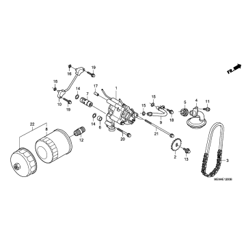 OIL FILTER + OIL PUMP