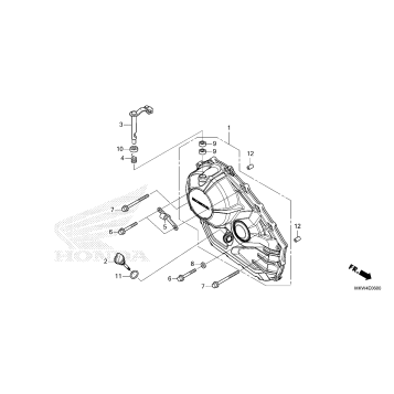RIGHT CRANKCASE COVER    (1)