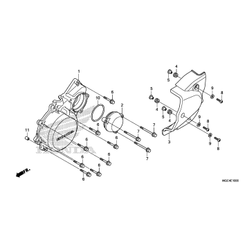 LEFT CRANKCASE COVER