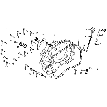 RIGHT CRANKCASE COVER