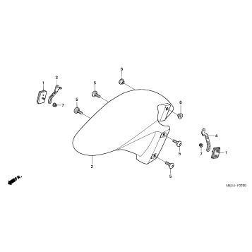 FRONT FENDER ('03-'04)