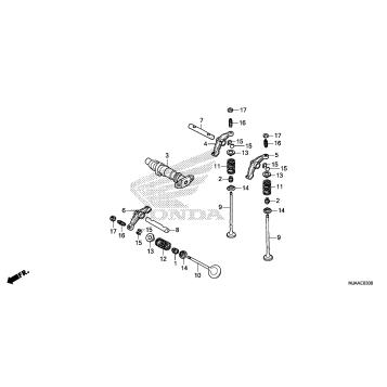 CAMSHAFT VALVE (FR.)