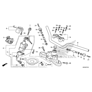 HANDLEBAR + TOP BRIDGE