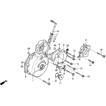 LEFT CRANKCASE COVER