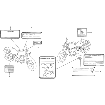 VT1100C2CAUTION LABEL