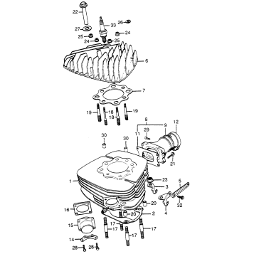 CYLINDER + CYLINDER HEAD