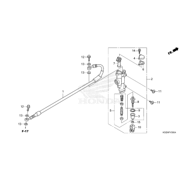 REAR BRAKE MASTER        CYLINDER
