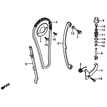 CAM CHAIN + TENSIONER