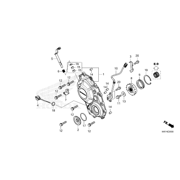 RIGHT CRANKCASE COVER