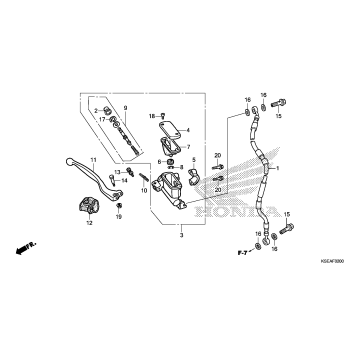 FRONT BRAKE MASTER CYLINDER