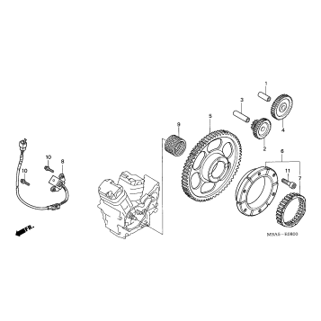 PULSE GENERATOR + STARTING CLUTCH