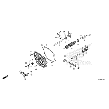 SHIFT DRUM@SHIFT FORK