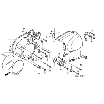 LEFT CRANKCASE COVER