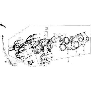 SPEEDOMETER + TACHOMETER