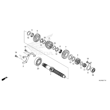 TRANSMISSION (MAINSHAFT)