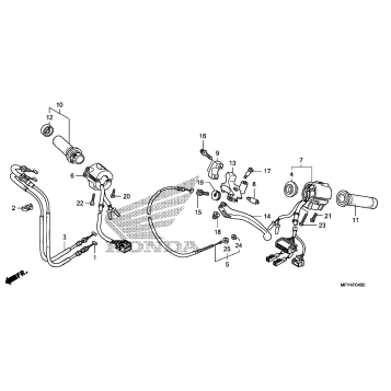 HANDLE LEVER@SWITCH@CABLE