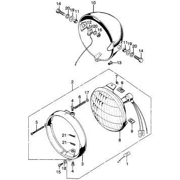 HEADLIGHT + HEADLIGHT CASE