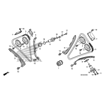 CAM CHAIN + TENSIONER