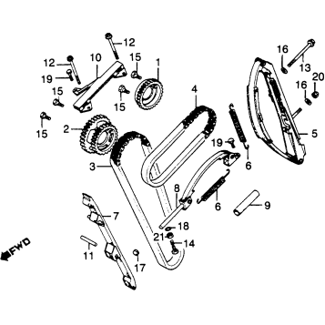 CAM CHAIN + TENSIONER