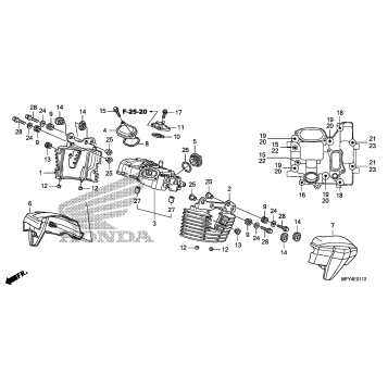 REAR CYLINDER HEAD COVER