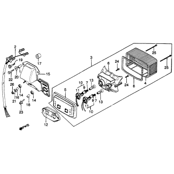 CB750K TAILLIGHT 80-82