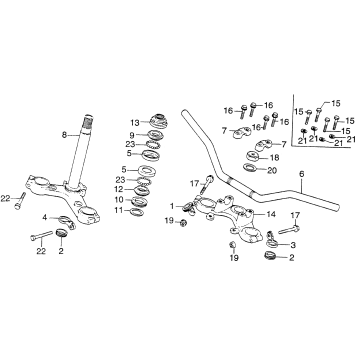 HANDLEBAR + STEERING STEM