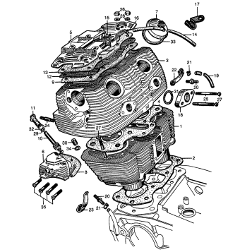 CYLINDER + CYLINDER HEAD