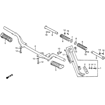 SIDE STAND + FOOTPEGS