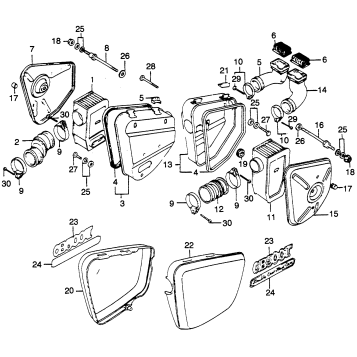 AIR CLEANER + AIR CLEANER COVER