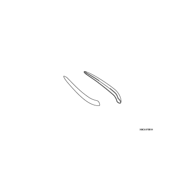 SIDE FAIRING ACCENTS     (CHROME)